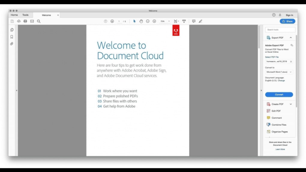 how to rotate pdf document in adobe reader